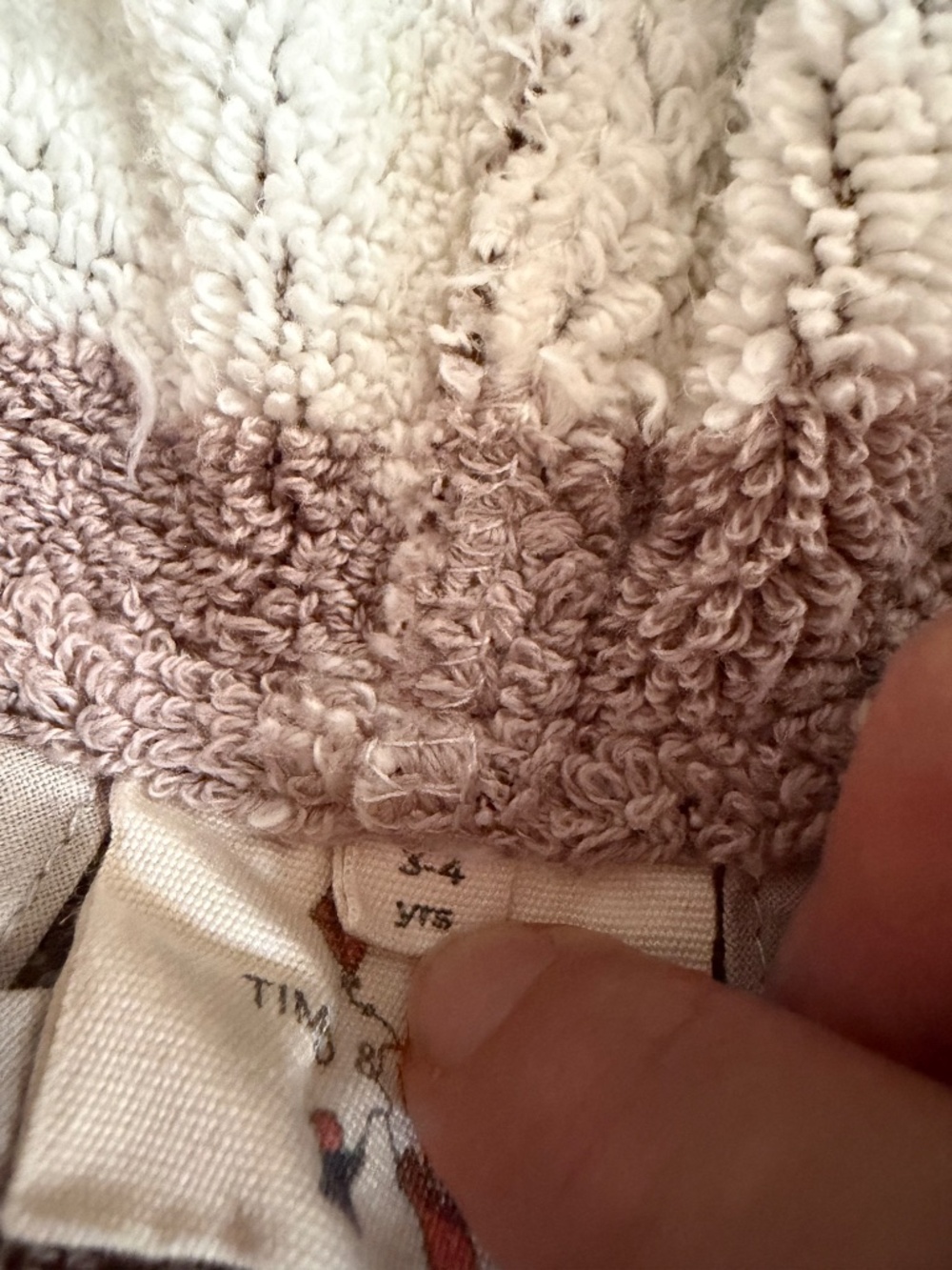 Timo & Violet Organic Cotton Robe - Picture 4 of 7